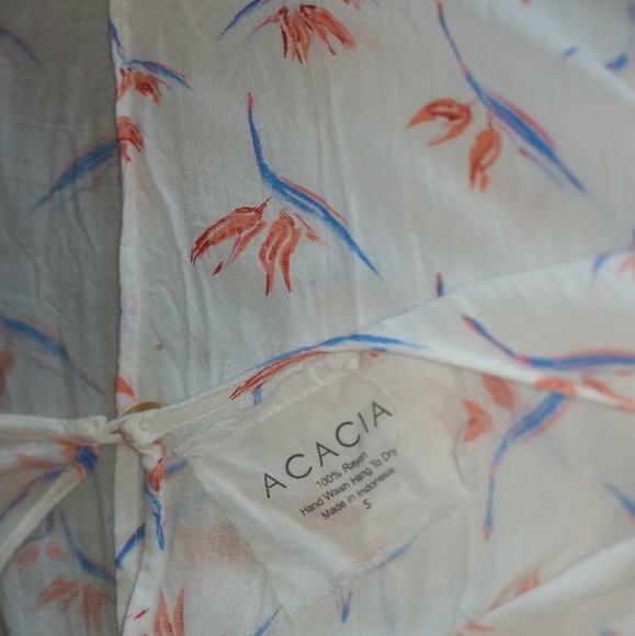 Rare acacia rurutu dress bird of paradise S tunic - Picture 6 of 8